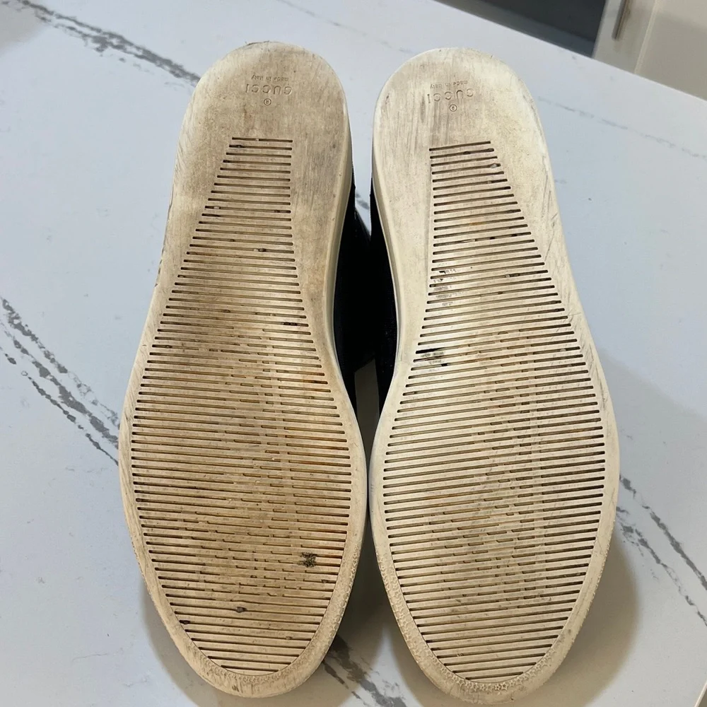 Gucci Black and Blue High-Top Sneakers size Men’s 8 UK (Run like 10 US)